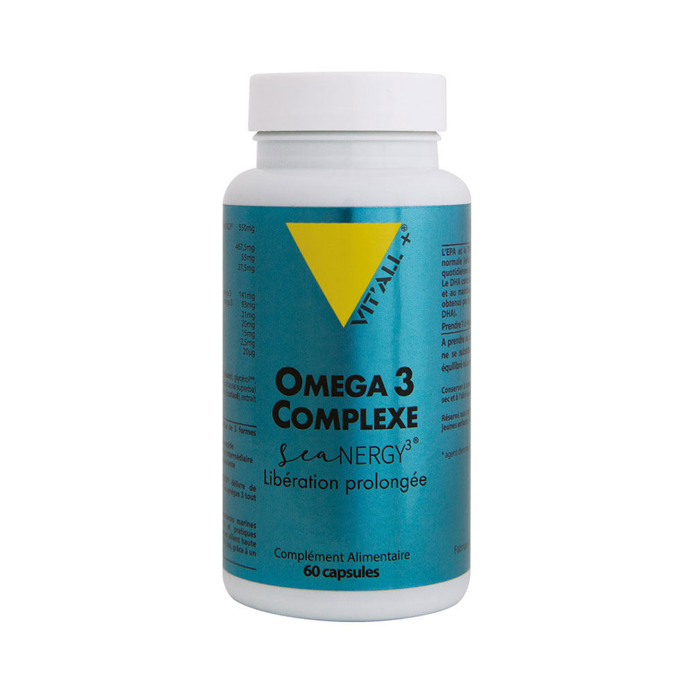 Vit'All+ Omega 3 SeaNergy3 complex 60 Capsules