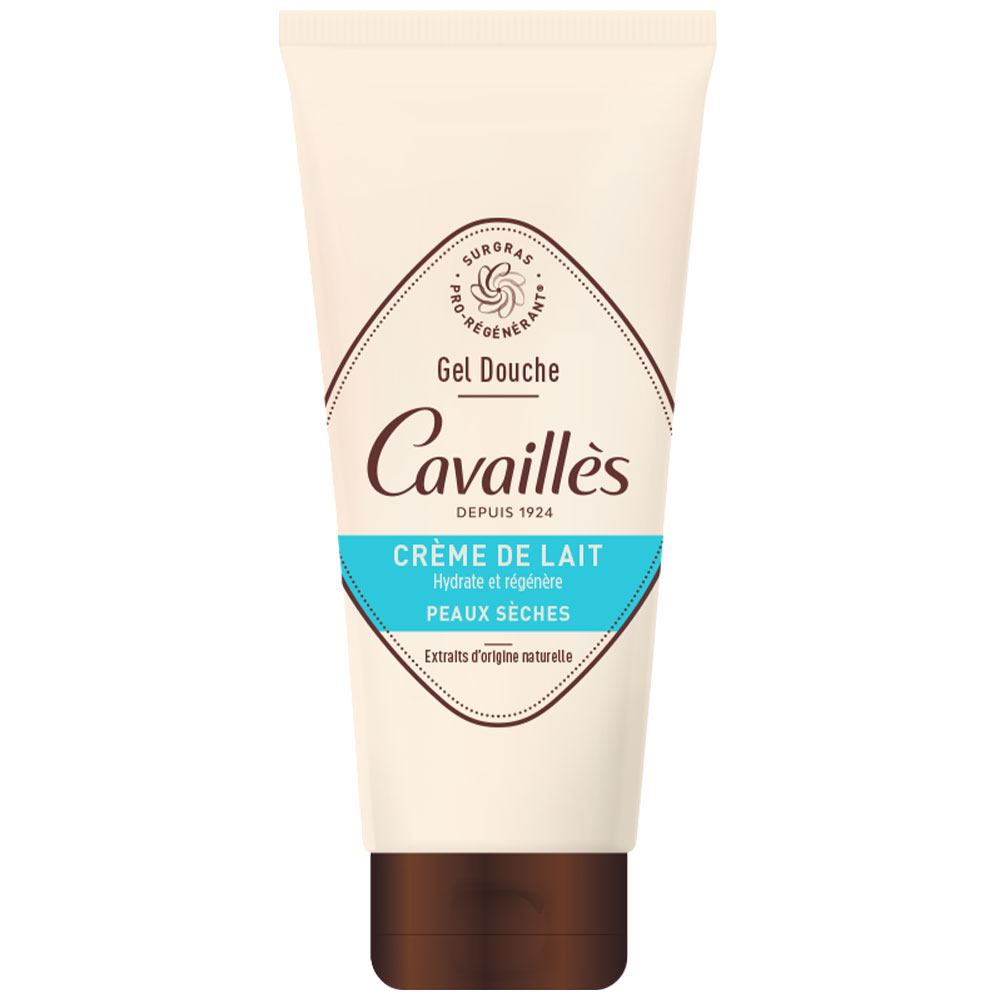 Cavaillès Ultra-Rich Bath & Shower Gels Moisturizing Shower Milk Dry Skin Peaux Seches 200ml