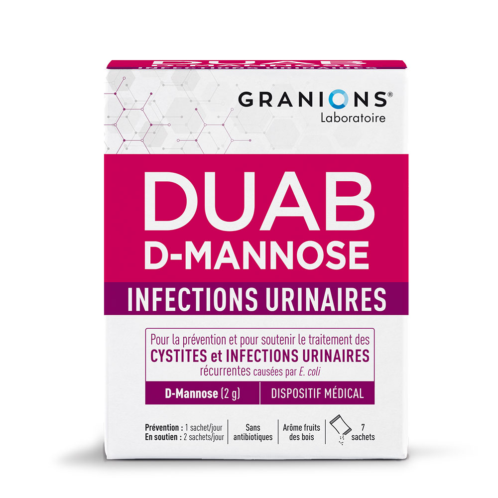 Granions DUAB D-Mannose urinary tract infections 7 sachets