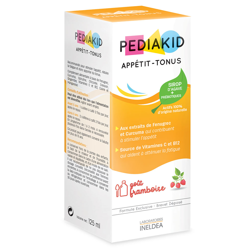 Pediakid Appetit-tonus raspberry syrup 125 ml
