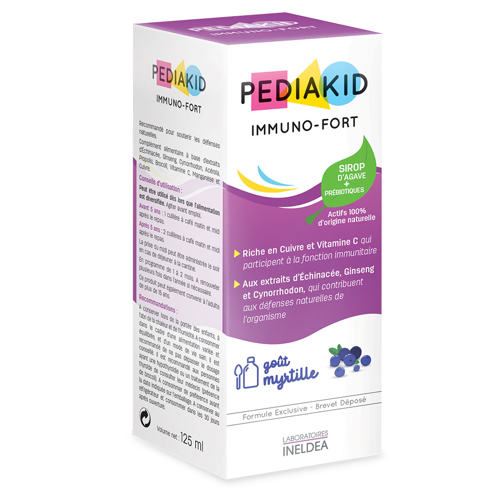 Pediakid Immuno-Fort blueberry syrup 125 ml