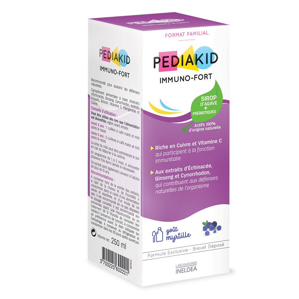 Pediakid Immuno-fort Syrup Natural Defenses 250ml