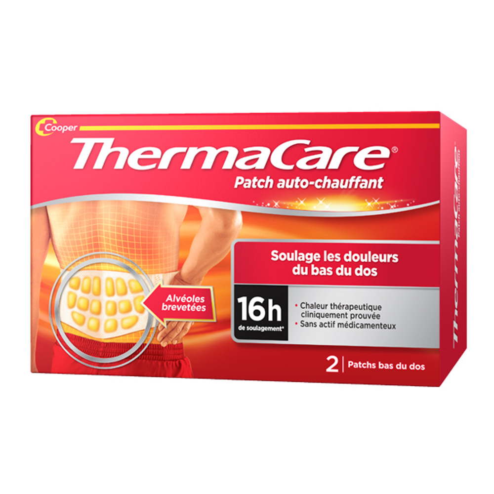 Thermacare Self-Heating Back Patch x2
