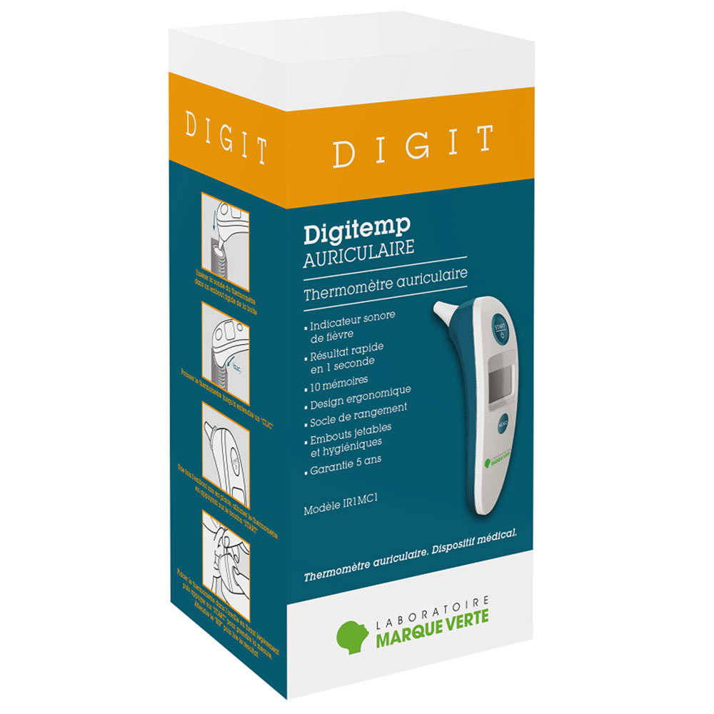 Digit Digitemp ear thermometer