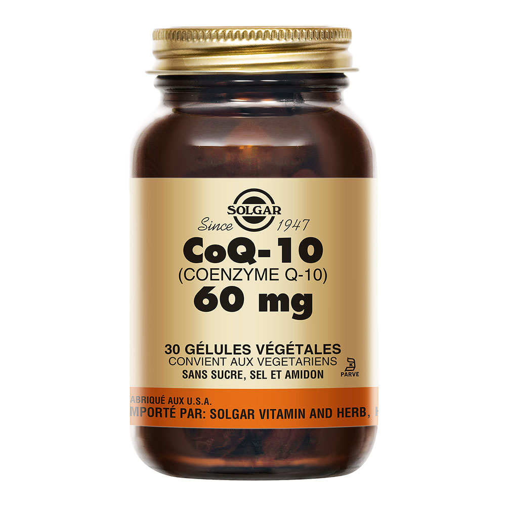 Solgar CoQ-10 60 mg cardiovascular support & antioxidant protection 30 vegetable capsules