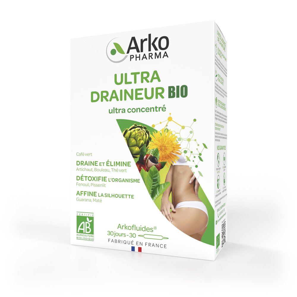 Arkopharma Arkofluides Ultra Drainers Bioes 30 Ampulas