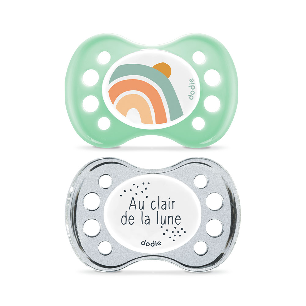 Dodie Sucette Anatomique Jour et Nuit 0 to 6 months x2