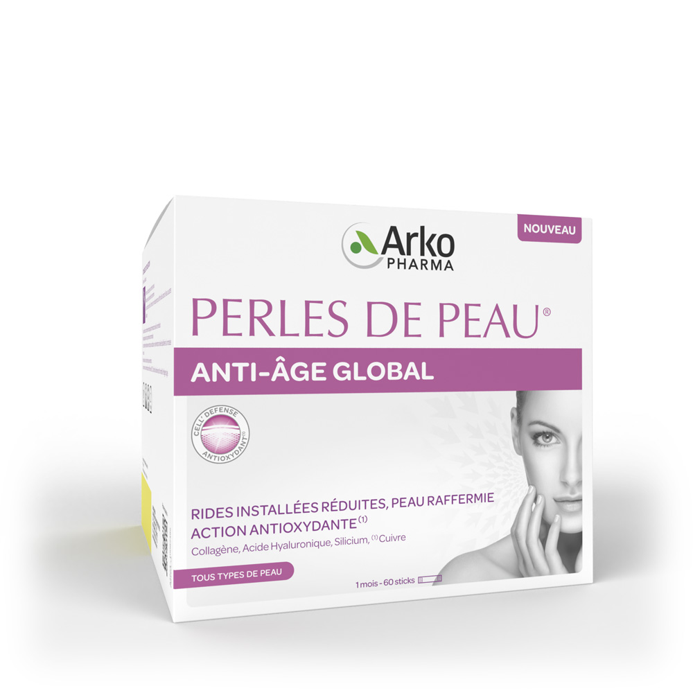 Arkopharma Perles De Peau Global anti-ageing 30 sticks