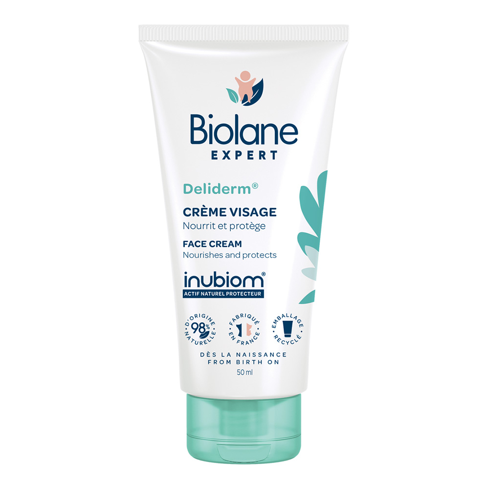 Biolane Expert Deliderm Baby Face Cream Peaux Sensibles 50ml