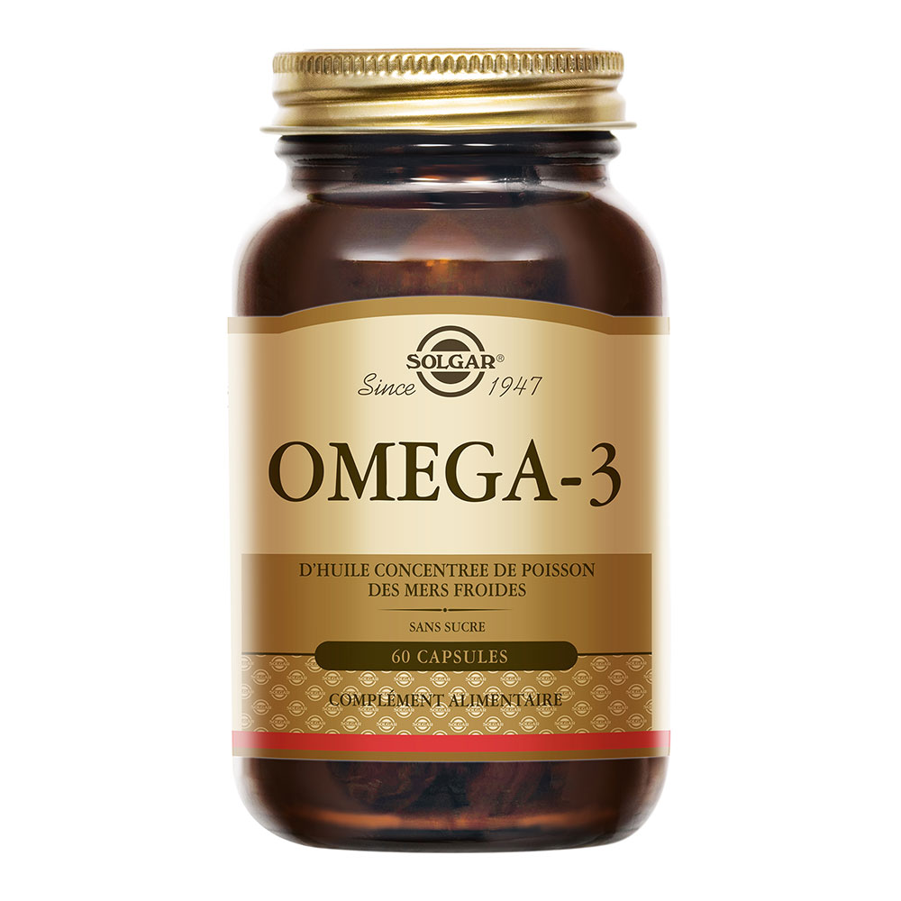 Solgar Omega-3 supports heart health 60 capsules