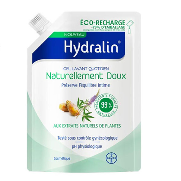 Hydralin Daily use Eco-Refill Naturally Gentle Cleansing Gel 400ml