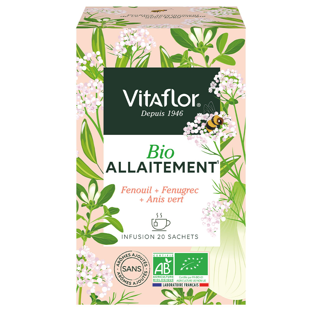 Vitaflor Organic Milk Feeding Herbal Tea 20 Sachets