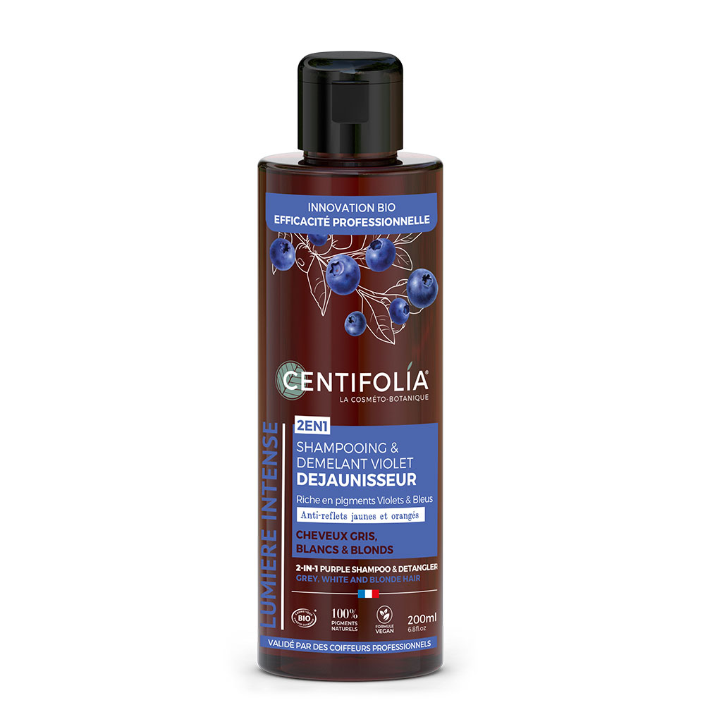 Centifolia Violet Dejaunizing Shampoo Organic Grey, White &amp; Blonde Hair 200ml