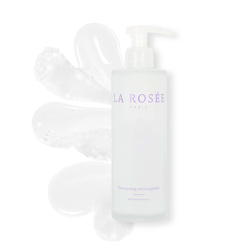 LA ROSÉE Shampoo Refillable Empty Glass Bottle 200ml