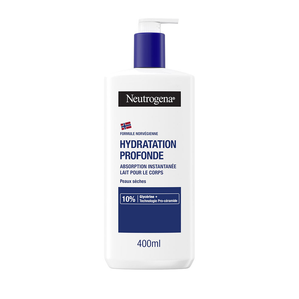 Neutrogena Deep Moisture Instant Absorption Body Lotion Peaux sèches 400ml