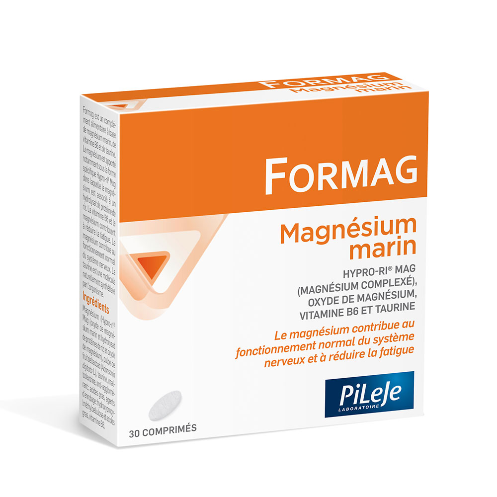 Pileje Formag Marine magnesium with vitamin B6 and taurine 30 comprimés