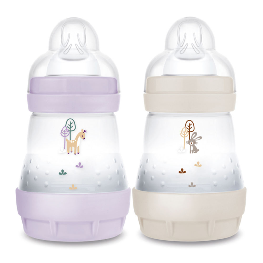 Mam Easy Start Anti-Colic Debit 1 Anti-colic Feeding Bottles X2 0 To 6 Months Débit 1 0 à 6 Mois 160 ml