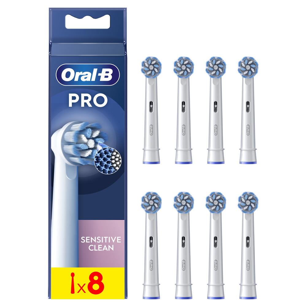 Oral-B Sensitive Clean Electric toothbrush heads 8 units