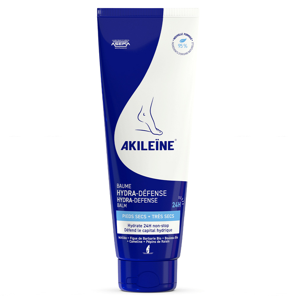 Asepta Akileine Hydra Defenses Very Dry Feet 24H Moisturizer 125ml