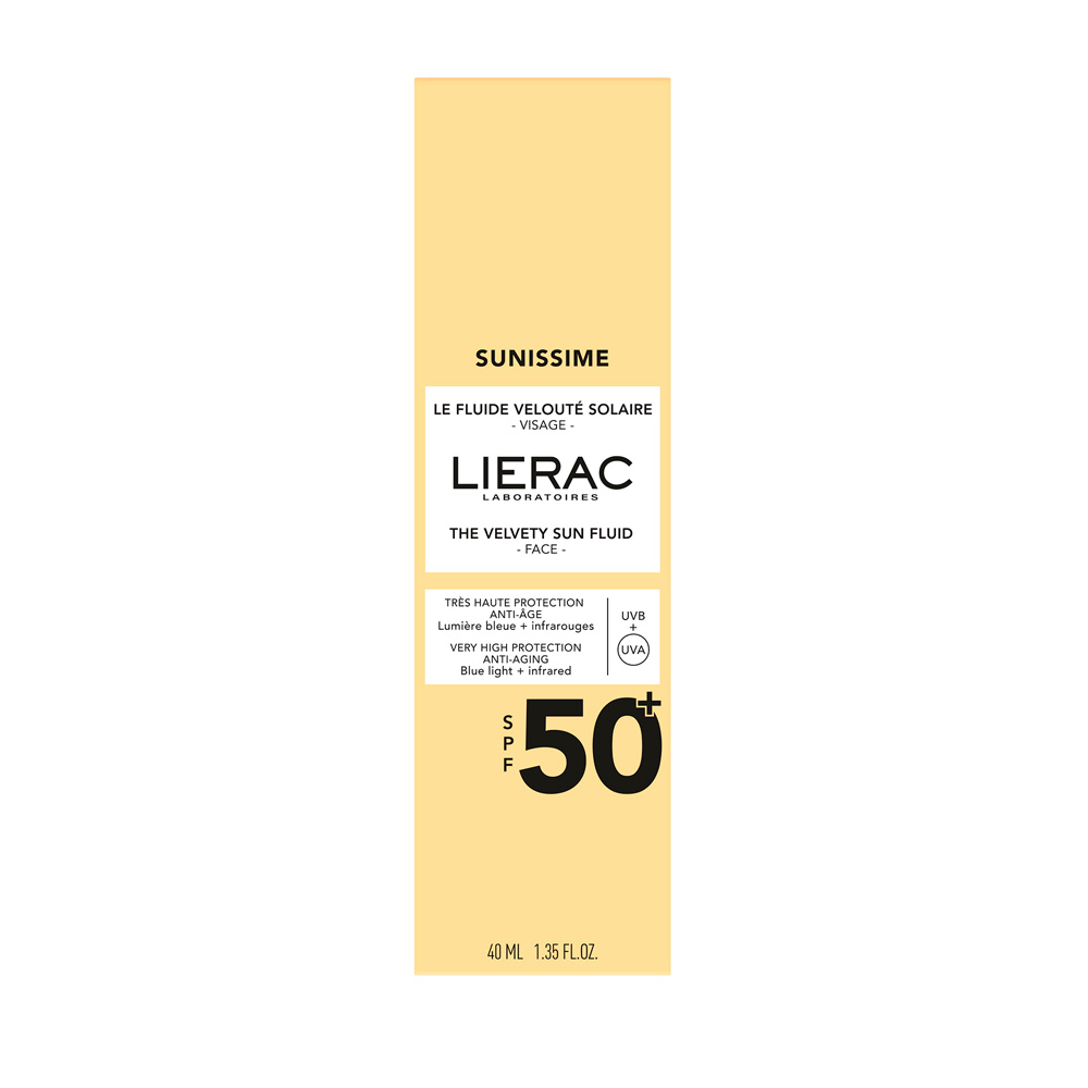 Lierac Sunissime Velvety Solar Fluid SPF50+ face 40 ml