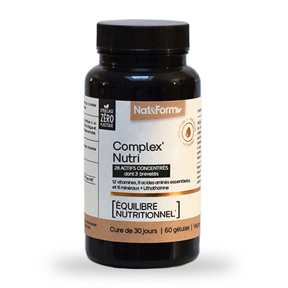 Nat&Form Complex' Nutri nutritional balance 60 capsules