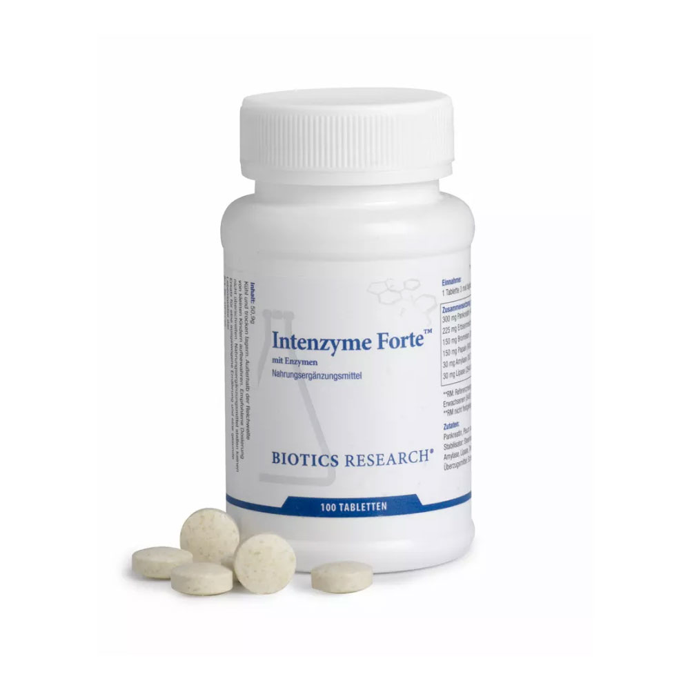 Biotics Research Intenzyme Forte 100 tablets