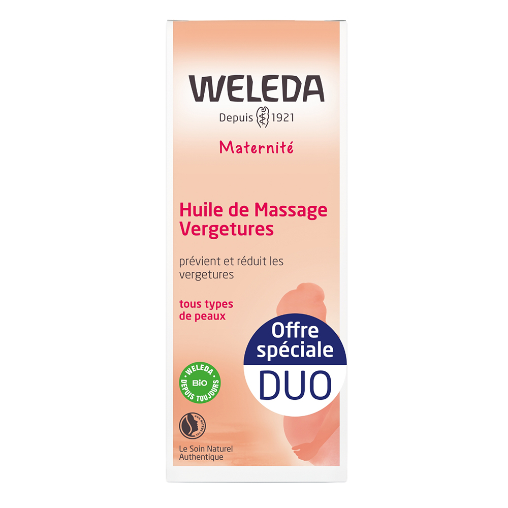 Weleda Stretch Mark Massage Oil 2x100ml