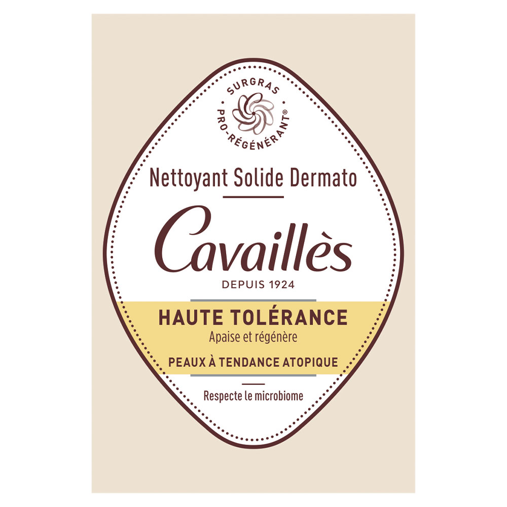 Cavaillès Dermo-Uht Solide Superfatted Cleanser Atopy-prone Skin 100g