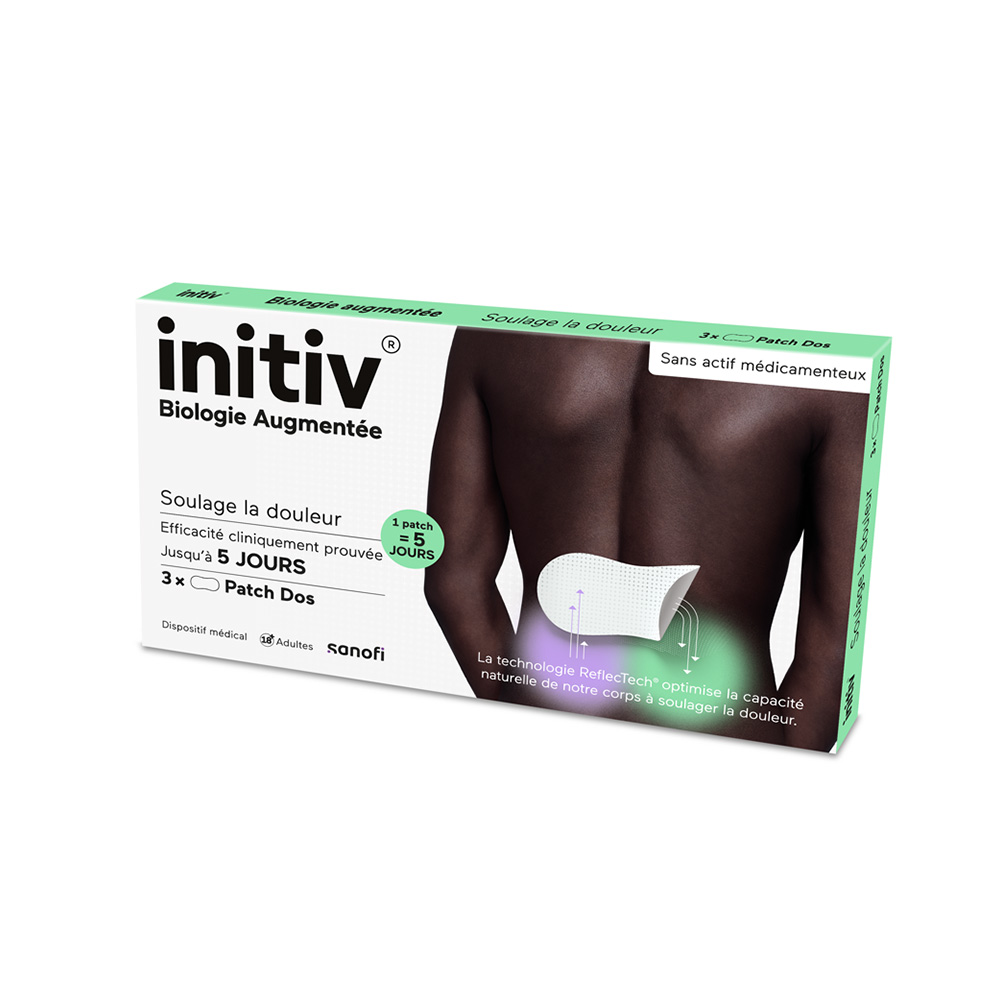 Initiv Adult heat patch 1 box of 3 patches