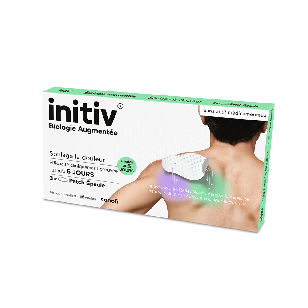 Initiv Shoulder patch for adults 1 box of 3 patches