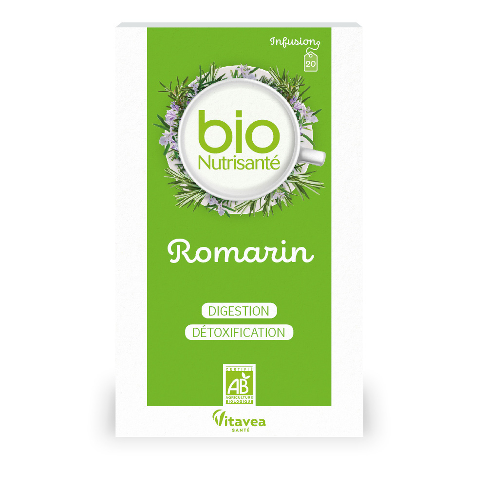 Vitavea Santé BioNutrisanté Bio Infusion Rosemary 20 Sachets 20 sachets