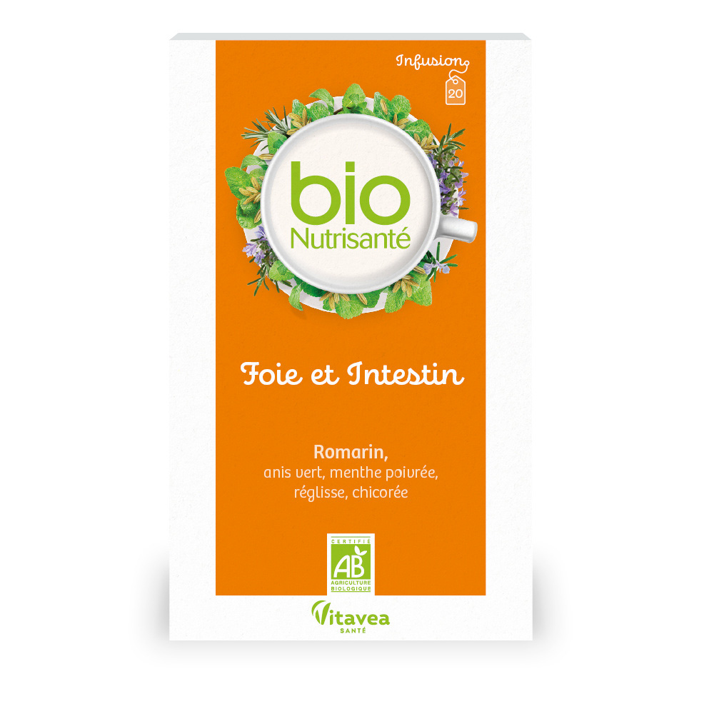 Vitavea Santé BioNutrisanté Bio Infusion Bien Etre Liver Vesicle And Intestine 20 Sachets 20 sachets