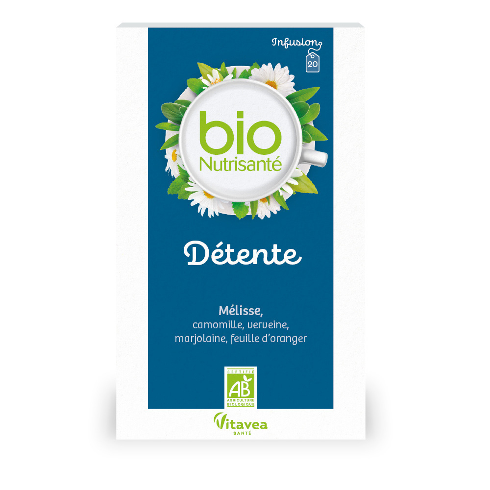 Vitavea Santé BioNutrisanté Bio Infusion Detente 20 Sachets 20 sachets