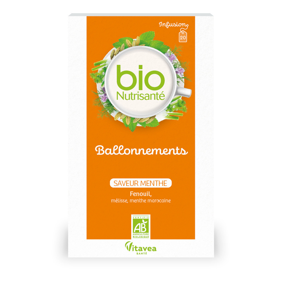 Vitavea Santé BioNutrisanté Herbal Teas Bloating 20 sachets