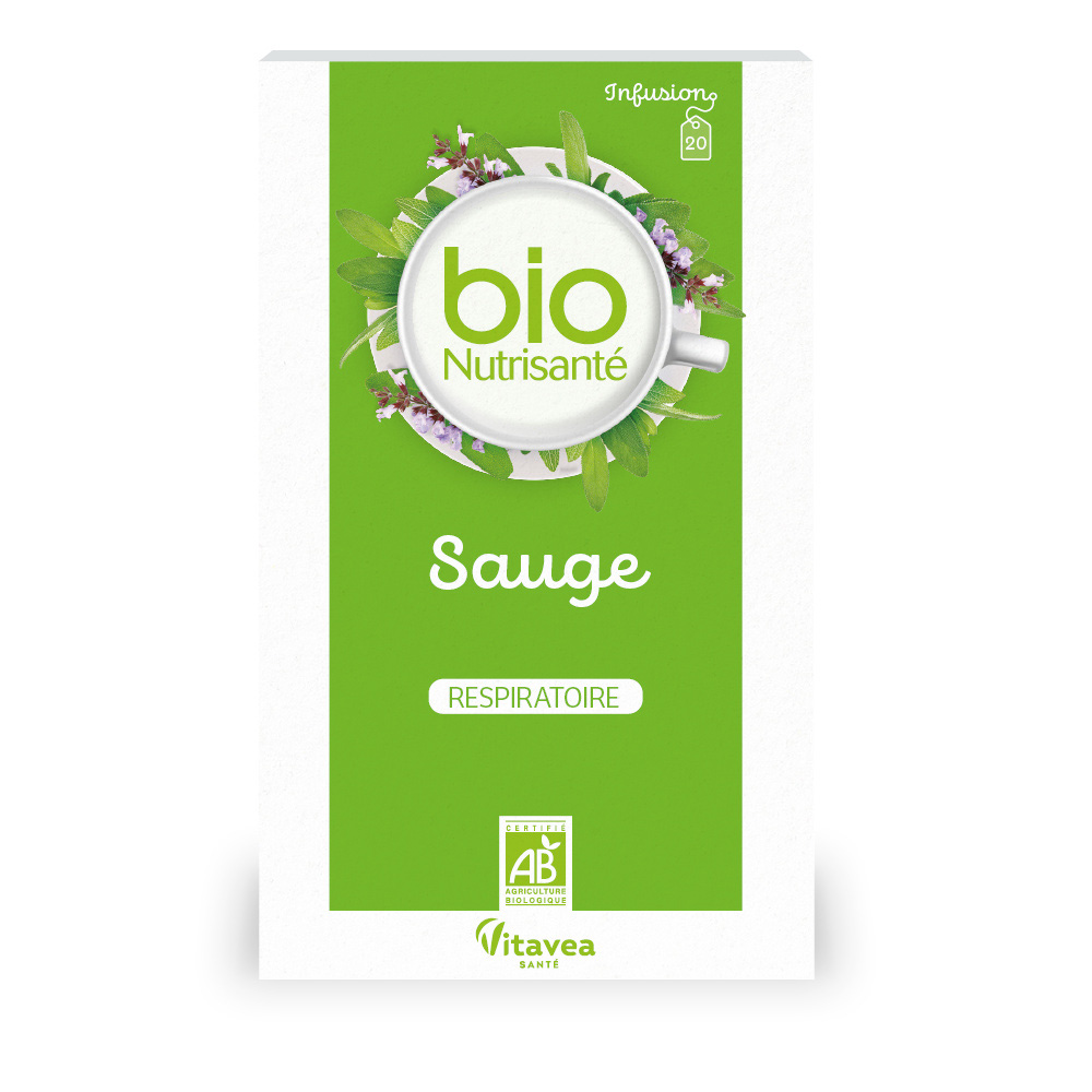 Vitavea Santé BioNutrisanté Herbal Teas Sage 20 sachets