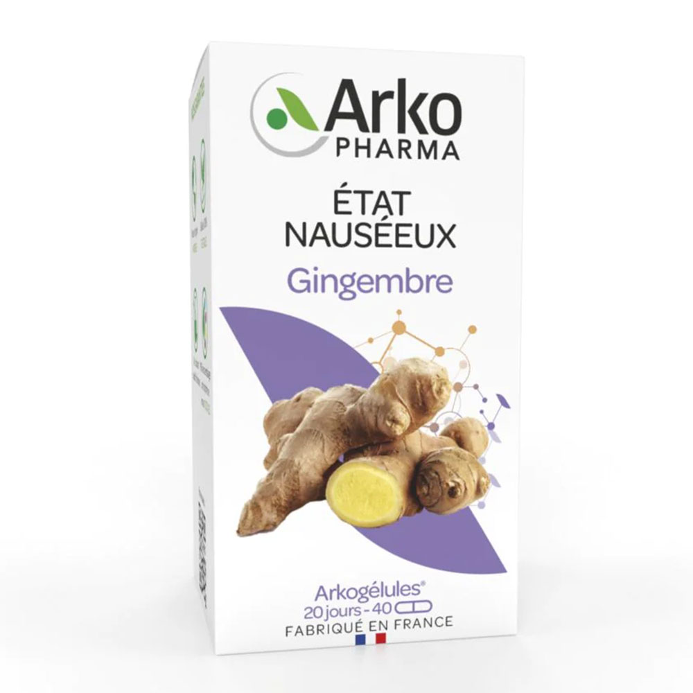 Arkopharma Arkocapsules Nausea relief ginger Ginger 40 capsules