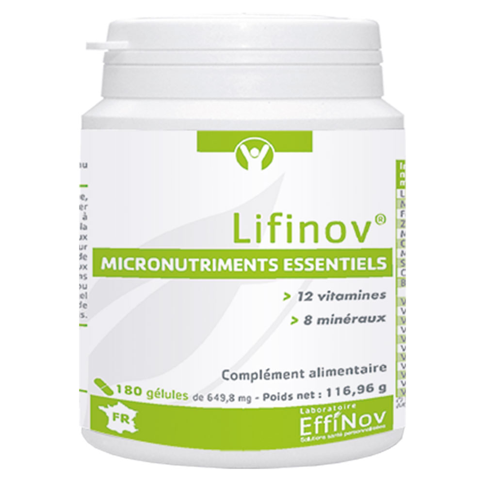 Effinov Nutrition 180 Tablets Métabolisme 180 Gélules