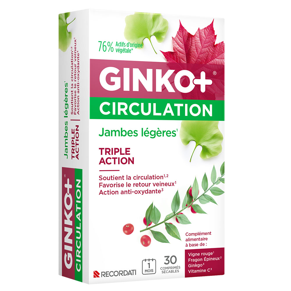 Ginko+ Light Legs Circulation 30 tablets
