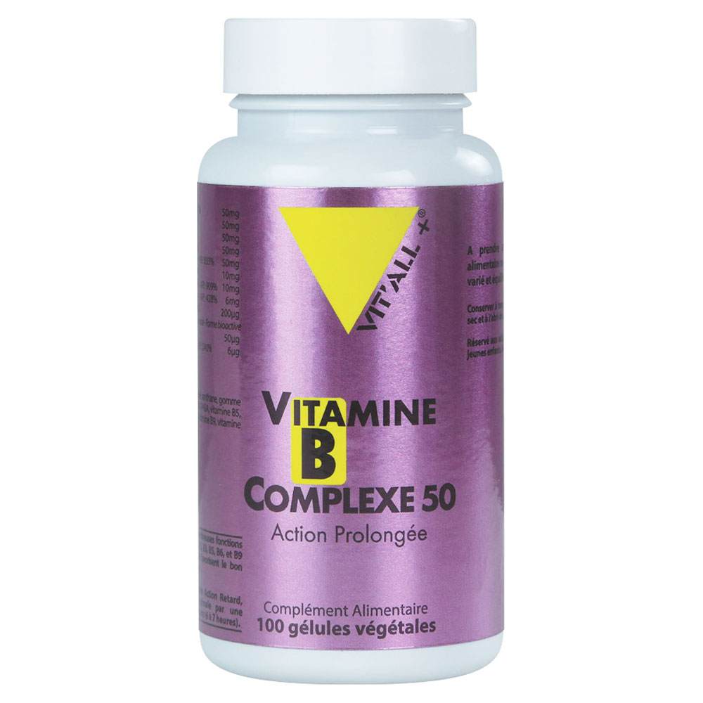 Vit'All+ Vitamin B complex 50 prolonged release 100 tablets