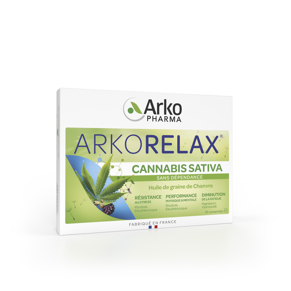 Arkopharma Arkorelax Cannabis sativa 30 tablets