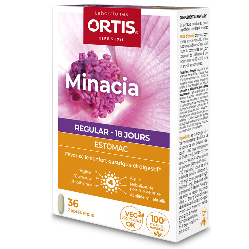 Ortis Minacia Regular 36 tablets