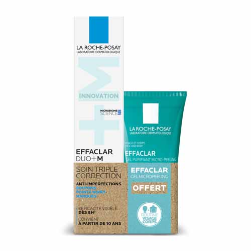 La Roche-Posay Effaclar Duo+M Corrective Anti-recurrence Treatment Effaclar Duo+ + Gel Micropeeling