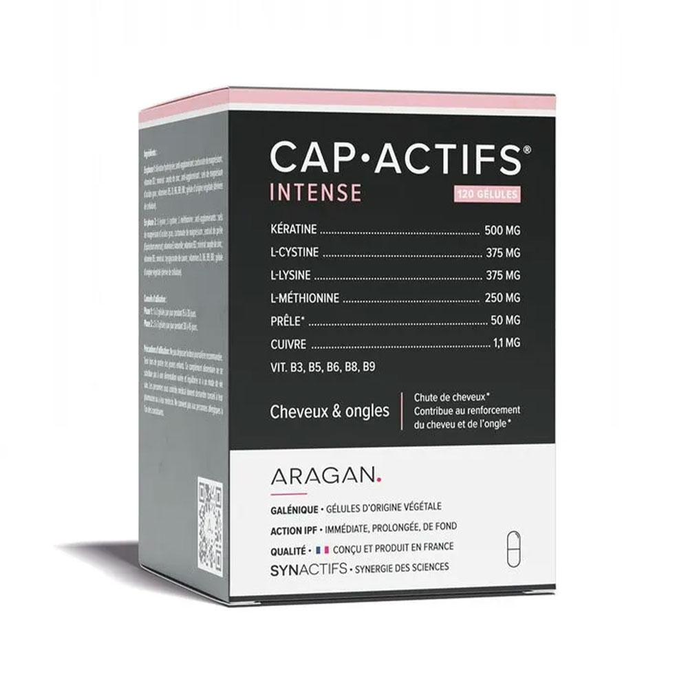 Aragan Synactifs CapActifs Intense Cheveux & ongles 120 Gelules