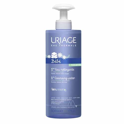 Uriage Bébé No Rinse Cleansing Water - Bottle 500 ml