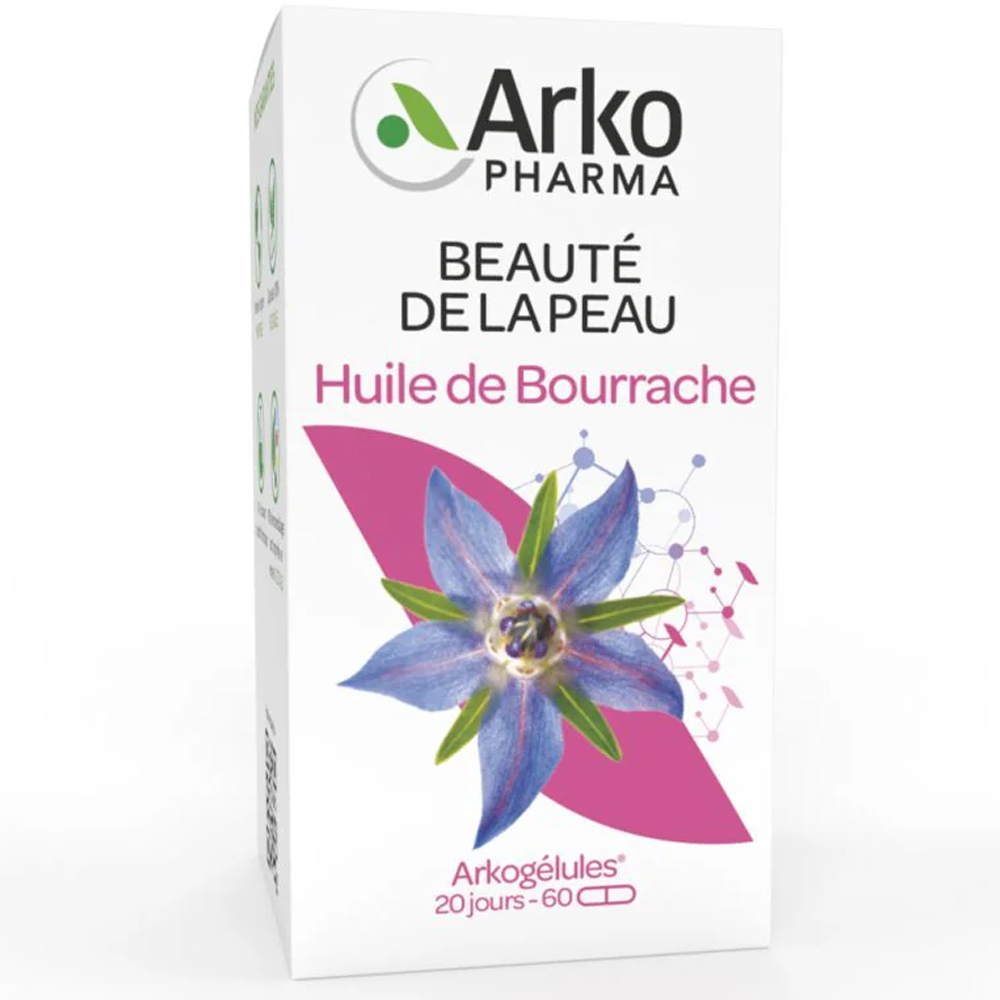 Arkopharma Arkocapsules Arkogelules Borage Oil 60 Capsules 60 Capsules