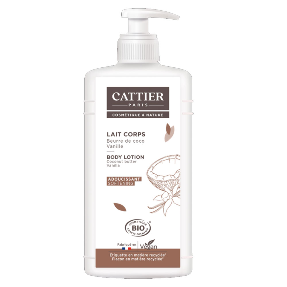 Cattier Organic Vanilla Coco Butter Body Lotion 500ml
