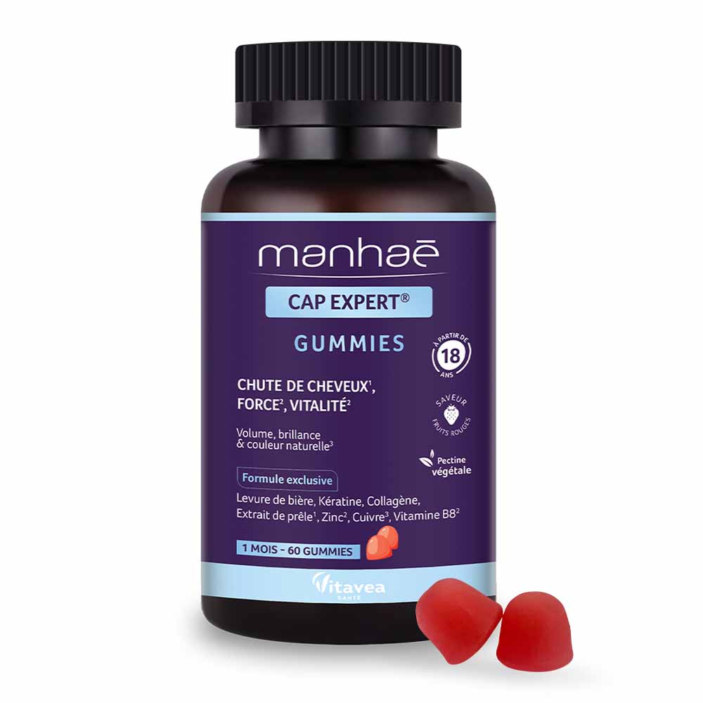 Manhaé Expert Hair Loss Vitality Force 60 gummies
