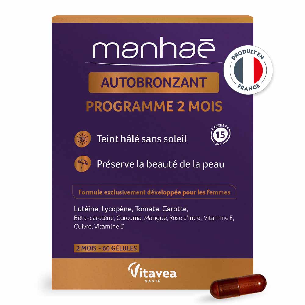 Manhaé Self-tanner 60 capsules