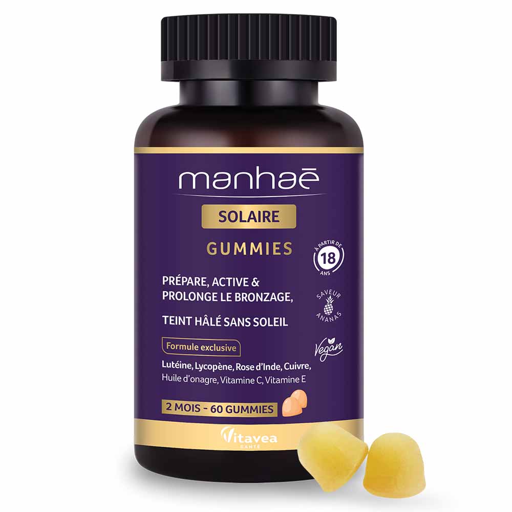 Manhaé Sun care 60 gummies