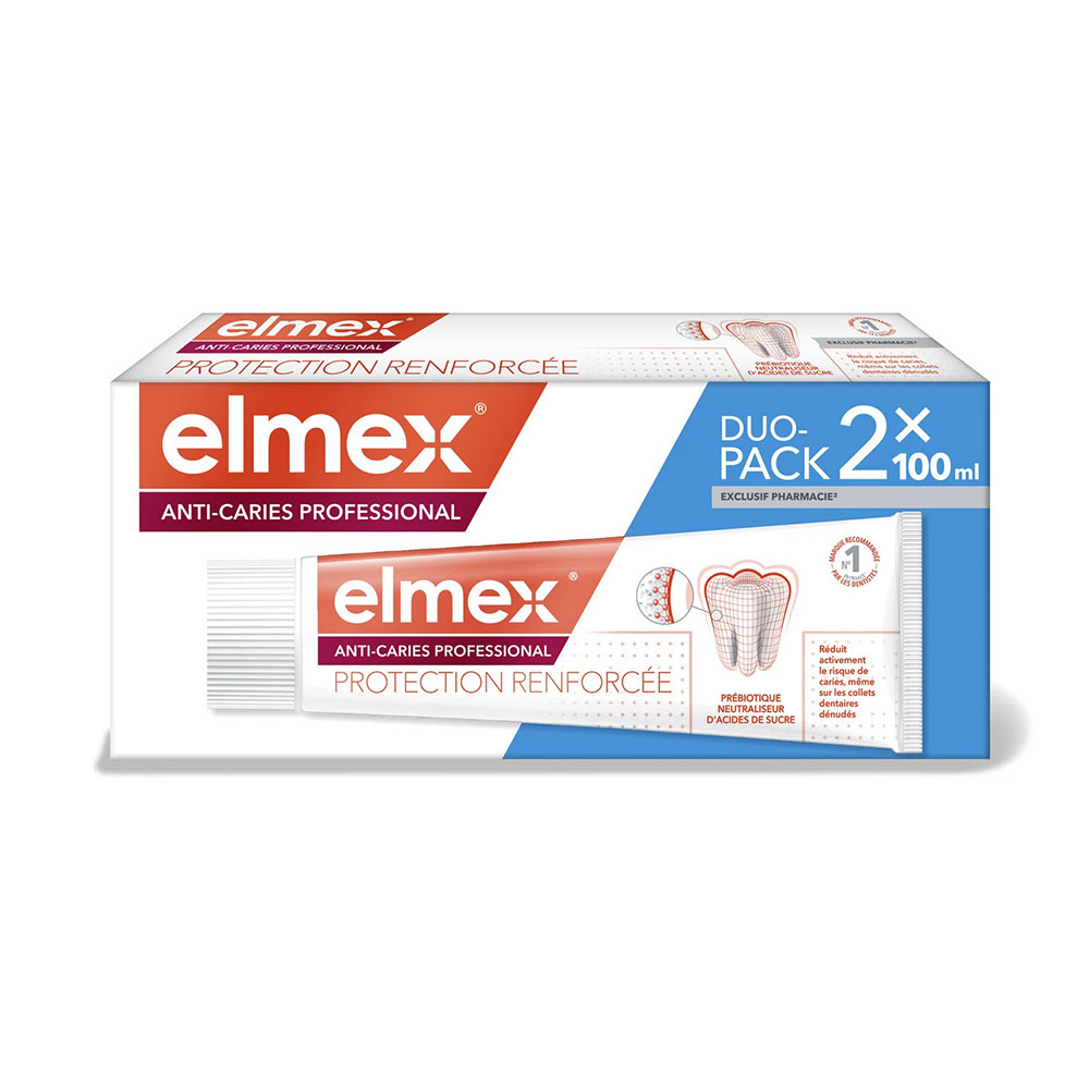 Elmex Fluoride Professional Toothpaste Enhanced Protection 2x100ml